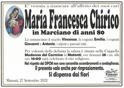 Maria Francesca Chirico