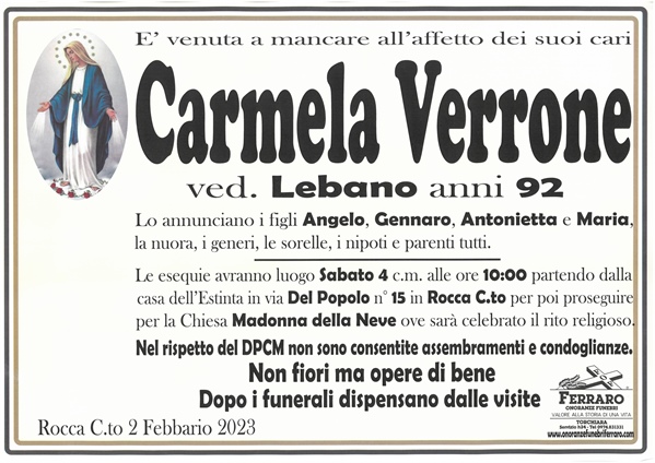 Verrone Carmela