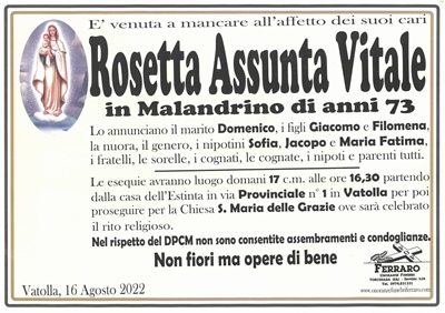 Rosetta Assunta Vitale
