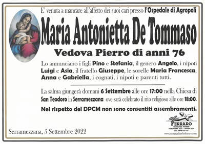 Maria Antonietta De Tommaso
