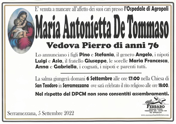 Maria Antonietta De Tommaso