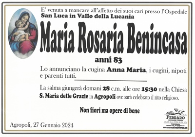 Maria Rosaria Benincasa