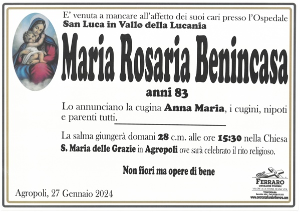 Maria Rosaria Benincasa