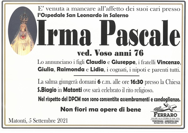 IRMA PASCALE